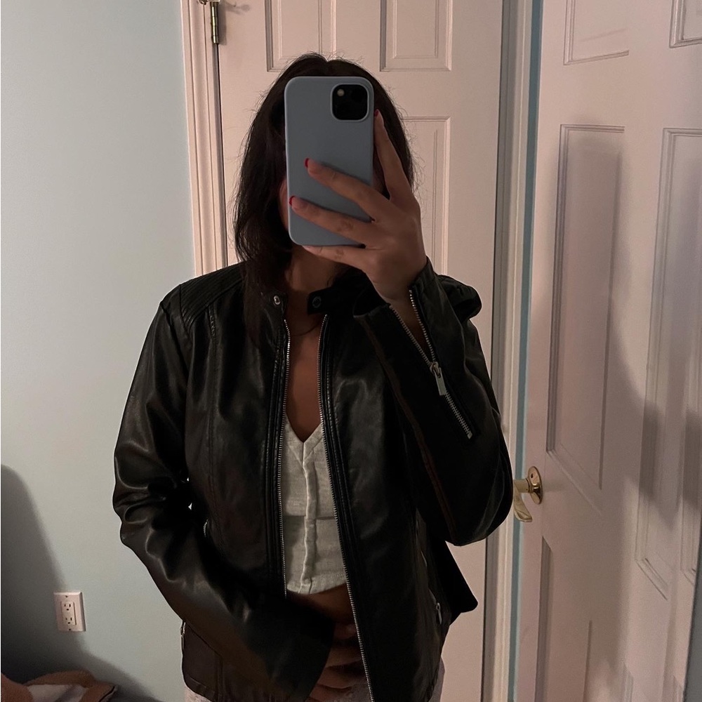Leather jacket